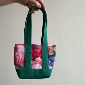 AKREWORK Floral Green Tote Bag